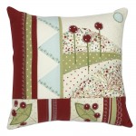 Patchwork and Applique cushion commissioned from Lesley Brankin